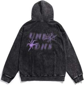 เสื้อแจ็คเก็ตซิปสำหรับผู้หญิงและผู้ชาย เสื้อฮู้ดสไตล์ Aesthetic และเสื้อผ้าสไตล์โกธิค พร้อมงานปัก เสื้อสเวตเชิ้ตแฟชั่นฤดูหนาว - Product Image 5