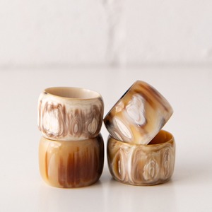 Porte-serviettes en corne de luxe pour la décoration de la table à manger ensemble d'anneaux de support le moins cher pour les serviettes de table - Product Image 6