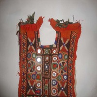 Chemisier ethnique vintage fait main pour femme à manches courtes, en coton brodé à motif floral, respirant et léger, idéal pour mariage, style Inde
