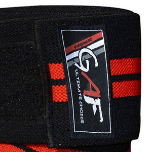 GAF Bandeaux de genou élastiques et résistants personnalisés de haute qualité pour le fitness, l'haltérophilie, meilleure vente de genouillères d'haltérophilie - Product Image 5