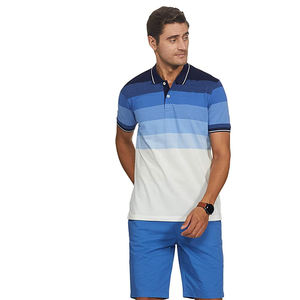 Summer Wear Polo Shirts For Men Multi Color Design Trending Men's Casual Polo Shirts With OEM Service - Product Image 4