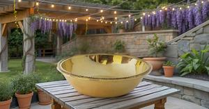 Brass Bhog Bowl for Pooja and Meditation Elegant Design Indian Puja Prasad Bowls Altar Yoga Diwali Accessories BPA Free - Product Image 5