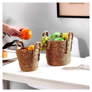 Panier de rangement en rotin haute résistance organisateur en osier fait à la main pour jouets de blanchisserie décor à la maison de l'usine du Vietnam personnalisé - Product Image 6