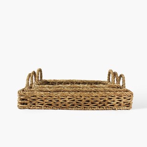 Bandeja cuadrada de algas marinas seleccionada superior Bandeja de almacenamiento de algas marinas naturales artesanales de Vietnam - Product Image 1