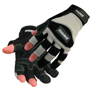 Guantes DE TRABAJO mecánicos de microfibra resistentes al desgaste flexibles para jardín al aire libre multicolor - Product Image 1