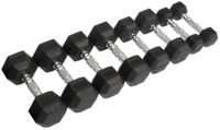 Ensemble d'haltères hexagonales innovantes en fonte de qualité supérieure pour salle de sport commerciale et fitness à domicile, 3-100 lbs