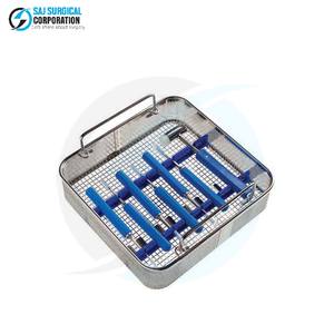 Cesta Oftálmica Micro con Tapa, Insertos de Acero Inoxidable, Tiras Duraderas y Reutilizables, Almacenamiento de Precisión para Instrumentos de Oftalmología - Product Image 1