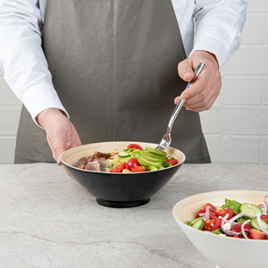 Cuenco de bambú pintado personalizado, vajilla, utensilios de cocina ecológicos y seguros para la salud, productos vietnamitas al por mayor. - Product Image 5