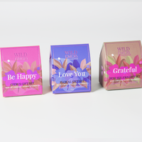 Boîtes de carton papier ivoire à pli inversé imprimé personnalisé pour petite entreprise revêtement UV doublure éponge pour l'emballage de la machine à vapeur de douche