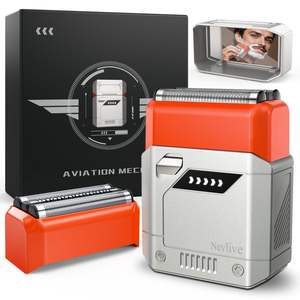 Rasoir Électrique Compact Rechargeable USB-C pour Hommes, Rasoir à Grille Étanche IPX7, Kit de Toilettage Portable pour le Visage, Idéal pour les Voyages - Product Image 2