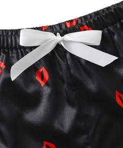 High Quality Sleepwear Women's Sleepwear Sexy Lingerie Satin Pajamas <b>Cami</b> Shorts <b>Set</b> Nightwear 2 Piece Sublimated Shorts <b>Set</b> - Product Image 4