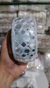 ผ้าลูกไม้ปักลายสำหรับแต่งชุดเดรสและเสื้อผ้ามีหลายสีและจำหน่ายต่อ - Product Image 6