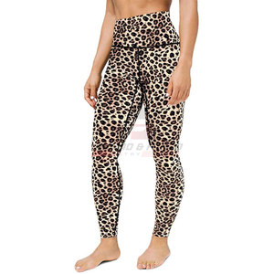 Mallas de Yoga de cintura alta con logotipo personalizado para mujer, ropa deportiva de verano, mallas ajustadas de compresión con cintura delgada - Product Image 2