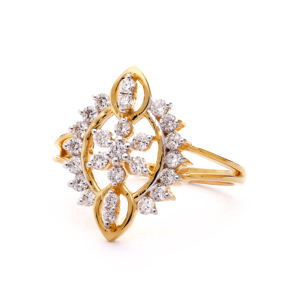 Anillos de Boda Clásicos de Oro con Diamantes para Mujer, Ideales para Compromiso y Regalo - Product Image 5