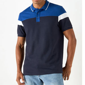 Novedad de verano, camiseta Polo informal para hombre, camiseta PoloShirt de panel de manga corta deportiva a la moda, camiseta polo personalizada a juego para hombre - Product Image 3