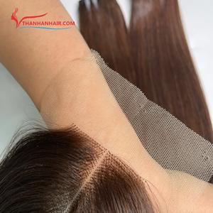 Extensions de Cheveux Vierges Humains Vietnamiens HD Lace Closure 2x4 2x6 4x4 5x5 6x6 Naturel, Vente en Gros Prix Vietnam Usine - Product Image 4