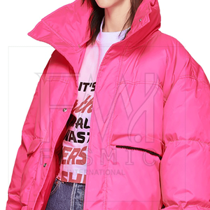 แจ็กเก็ตตัวสั้นระบายอากาศได้ดีสำหรับผู้หญิงแจ็กเก็ตปลาปักเป้าสไตล์กำหนดได้เอง - Product Image 4