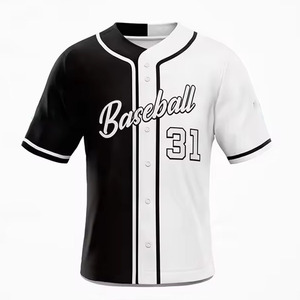 Haute qualité 100% Polyester Baseball Softball maillot vêtements de sport grande taille pour nourrissons et tout-petits unisexe équipe uniforme respirant - Product Image 5