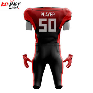 Ropa deportiva de equipo profesional Uniformes de fútbol americano Talla grande Ropa deportiva de entrenamiento personalizada Precio al por mayor Deportes de equipo personalizados - Product Image 3