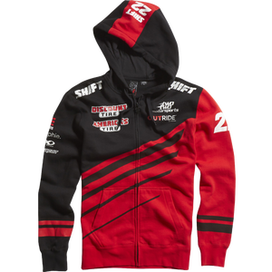 Sudadera con capucha de lana con estampado de algodón personalizado de alta calidad, jersey de patrón sólido con cremallera, sudadera de invierno lavada - Product Image 3