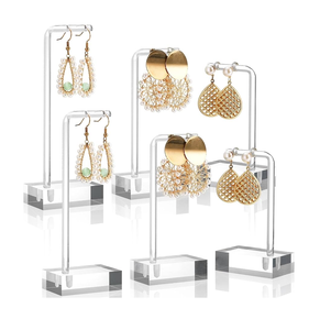 Présentoir de bijoux de luxe pour support suspendu de boucle d'oreille en laiton doré le plus exigeant à un coût raisonnable - Product Image 6