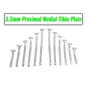 Plaque tibiale médiale proximale 3/5 mm avec un ensemble de 12 pièces L6R6 Instruments orthopédiques manuels en acier inoxydable vétérinaire - Product Image 4