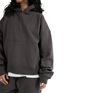 Sudaderas con Capucha de Forro Polar Grueso de Alta Calidad, 410 g/m², 100 % Algodón, Corte Regular, Sin Cordones, Unisex, con Logotipo Personalizado - Product Image 1