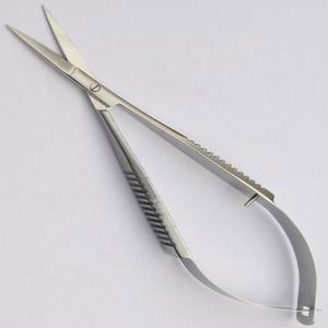 กรรไกรเล็มคิ้วขนาดเล็กสำหรับเดินทางดีไซน์กะทัดรัดพร้อมใบมีดโค้งตรงสแตนเลสเพื่อการแต่งขนที่คมชัดปลอดภัย - Product Image 3