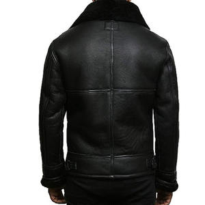 Vente chaude, vestes personnalisées grande taille pour hommes, nouvelle mode, veste en cuir noir pour hommes, vente en gros, vestes de conception les plus vendues - Product Image 3