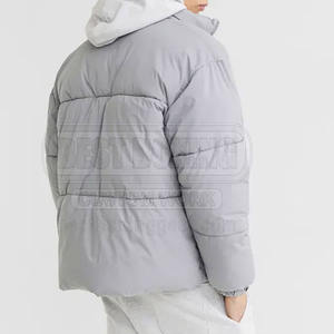 Vente en gros Logo personnalisé fait de polyester Veste à bulles pour hommes Imperméable Utilisation extérieure Veste à bulles pour femmes - Product Image 3