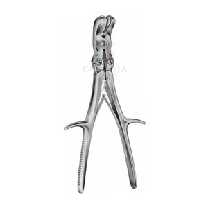 Venta al por mayor de alta calidad Smith Peterson 19CM 3MM Rongeur pinzas quirúrgicas ligeramente curvadas de acero inoxidable CE Smith Peterson - Product Image 5