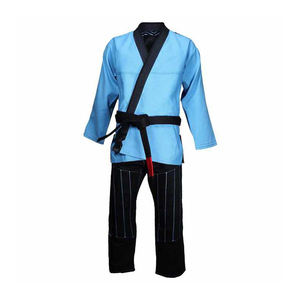 Kimono de Jiu Jitsu Blanco de Primera Calidad, Uniforme de BJJ Duradero y Cómodo con Parches Personalizados para Entrenamiento de Artes Marciales - Product Image 4