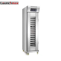 Armoire de Fermentation Commerciale Automatique à Pulvérisation pour Pâte à Pain, Armoire de Fermentation Intelligente 16/18 Plateaux avec Humidificateur