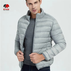 Veste d'hiver matelassée élégante pour hommes, conception OEM, logo personnalisé, tissu respirant, légère, chaude, couleur personnalisée, tailles plus grandes - Product Image 5