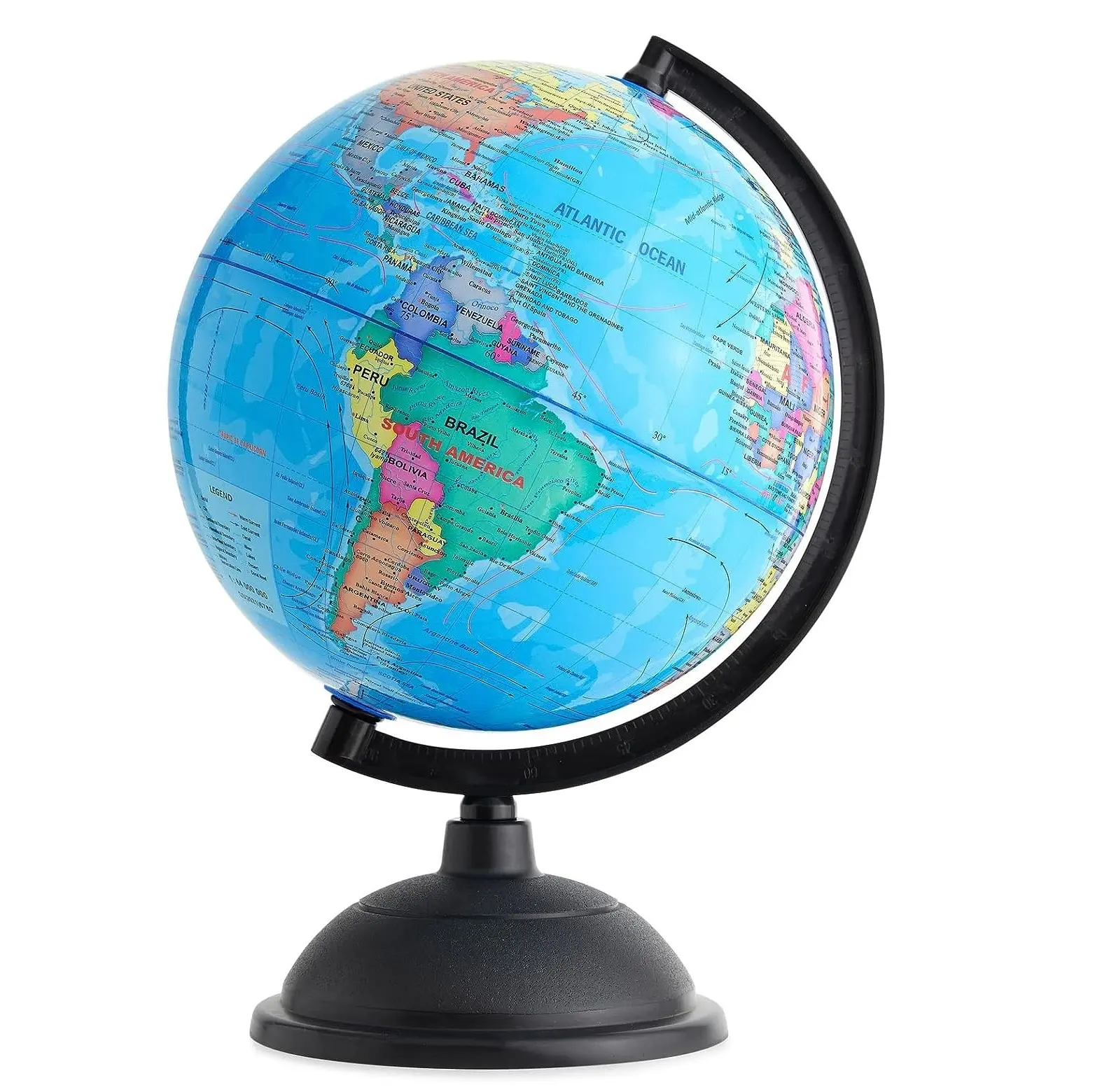 Melhor qualidade Handmade Metal Stand Cardboard Globe para ensinar Art Craft itens para exportação mundial da Índia