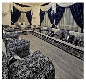 Sofá estilo Majlis árabe, diseño clásico, elegante conjunto para sala de estar, asientos de esquina de lujo, diseño que ahorra espacio - Product Image 1