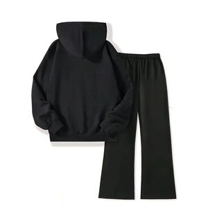 Custom Logo 100% Cotton Breathable Rhinestone Tracksuits For Men Warm Winter Wear Rhinestone Tracksuit - Product Image 5