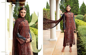 Combinaisons de pelouse en coton pakistanais Robes pakistanaises Salwar Kameez Vêtements d'été Salwar Kameez Femmes - Product Image 2