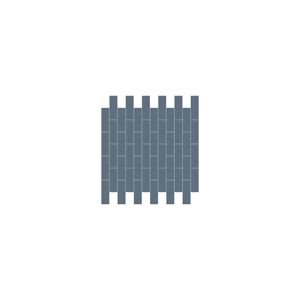 Shangar te trae mosaico de lujo Cobalt Blue Racta Bricks 1x2,7 Mosaic Glossy Matt Premium Quality Tile para proyectos de lujo - Product Image 2