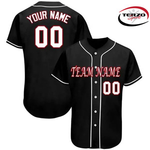 Vente en gros d'uniforme de baseball avec LOGO personnalisé 100% polyester séchage rapide sublimation maillot d'uniforme de sport de baseball - Product Image 4