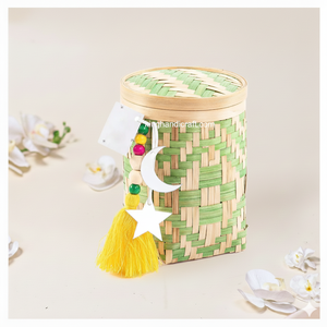 ตะกร้าใส่ของรอมฎอนแฮนด์เมดแบบยั่งยืน | บรรจุภัณฑ์งานฝีมือสำหรับช่างฝีมืออเนกประสงค์ทรงกลมทรงกลมทันสมัยเป็นมิตรกับสิ่งแวดล้อมสำหรับพรีเมี่ยม - Product Image 5