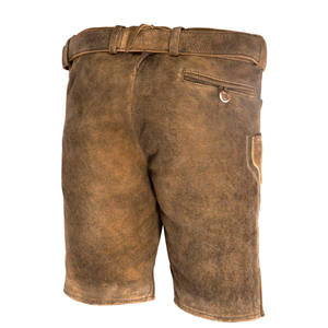 กางเกงขาสั้นหนังปักลายสำหรับผู้ชายสไตล์ต่างๆตามสั่งแนวสตรีท - Product Image 5