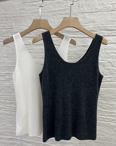 เสื้อกล้ามออกกำลังกายสีดำสำหรับผู้หญิงเสื้อกล้ามครอป - Product Image 1