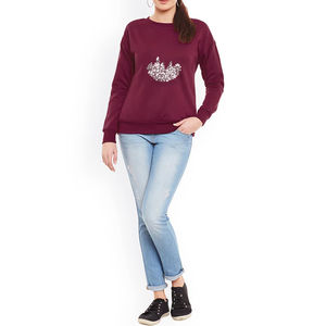 Sudaderas de mujer hechas a medida de alta calidad Nuevos estilos de moda con diseños personalizados y logotipo para el invierno - Product Image 4