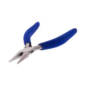 Pince à nez bécassine avec poignée souple en caoutchouc PVC rembourré poignée en acier inoxydable bijoux à bricoler soi-même outils de fabrication de bijoux outil d'horlogerie - Product Image 1