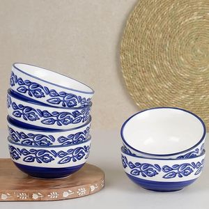 Tazón de Cerámica Ecológico, Duradero, Seguro para Comidas Diarias, Diseño Rústico Pulido, Uso en Fiestas, Color y Logotipo Personalizables, Artesanía Mundial - Product Image 3