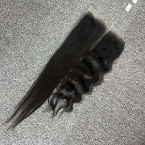 Vente De Gros Extensions De Cheveux Humains Bruts Raides Et ondulés en HD lace 5x5 De La Source De La Plus Haute Qualité - Product Image 3