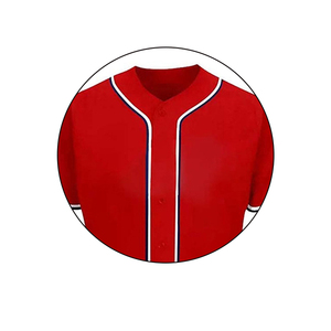 Conjuntos de Camisetas de Béisbol y Sóftbol Transpirables para Hombre, Tallas Grandes Personalizadas, Impresión Digital, Secado Rápido, Antibacterianas, Cuello en V, Color Personalizado - Product Image 2