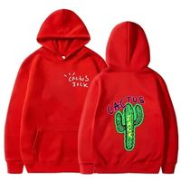 Luxe Cactus Jack Hip Hop pull imprimé musique cadeau à capuche pour garçons filles décontracté confortable coupe ample coton brodé