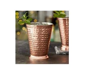 Tasse Julep en cuivre de vente très exigeante Tasse Julep à la menthe élégante pour les fêtes de mariage et les occasions de Cocktail conçue en Inde - Product Image 3